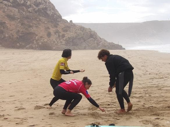 Surf session near Mirleft