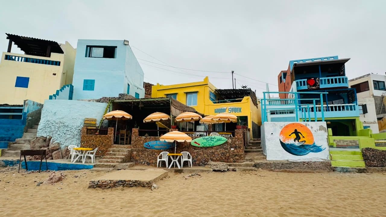 Woodstock Surf House on Aftas Beach in Mirleft
