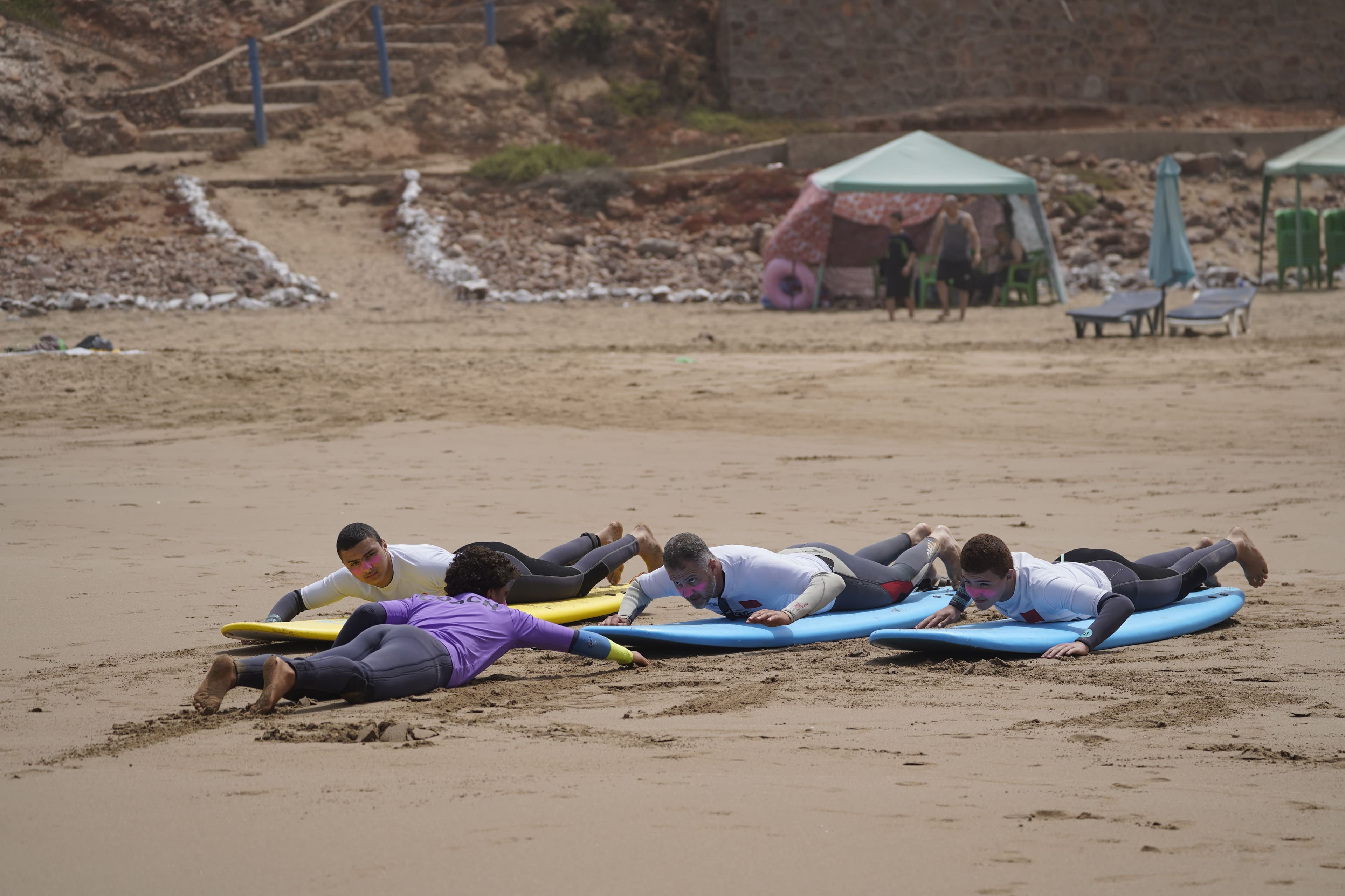 shared surf lessons